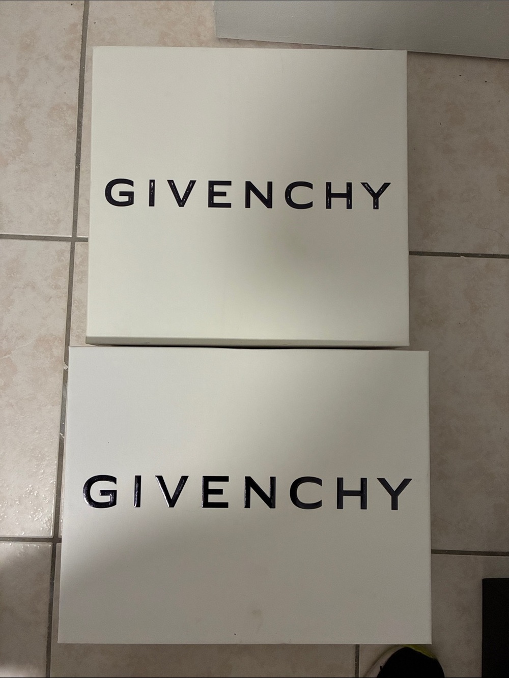 Givenchy White Logo Shoe Box Set(LOT OF 2)